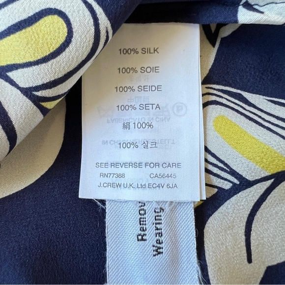 J CREW CAMISOLE 2 100% SILK SPAGHETTI STRAPS RACERBACK FLORAL FEMININE SLINKY - Picture 9 of 9